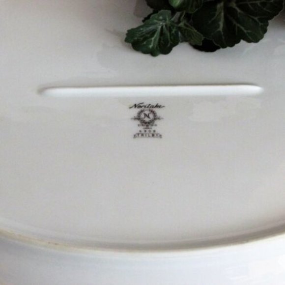 NORITAKE Fine China Trilby Large Oval Serving Platter 6908 16" VINTAGE - Picture 6 of 7